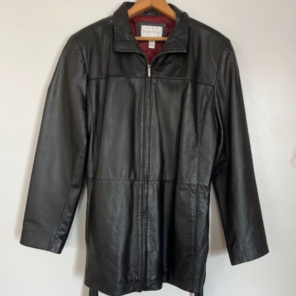 Vintage Leather Black Jacket